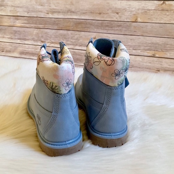 Timberland Premium 6” Waterproof Light Blue Boots - Picture 7 of 8
